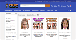 Desktop Screenshot of celebrity-facemasks.com